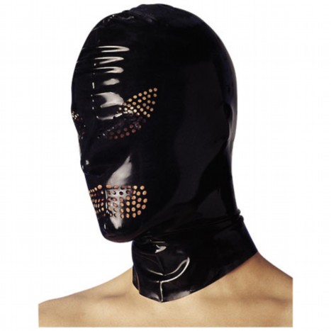 Latex Masker Zwart