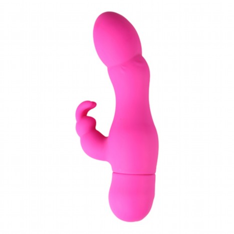 Purrfect Silicone Duo Vibrator - Roze