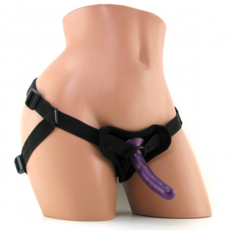 S&m Strap-on & Silicone Dildo Kit