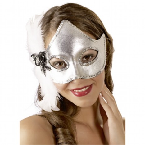 Zilverkleurig Masker