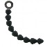 S&m Black Silicone Anal Beads